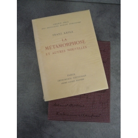 Kafka Franz La Metamorphose Ciry Michel Imprimerie Nationale Sauret numéroté lithographie Beau livre état de neuf