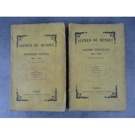 Alfred de Musset, premières poésies 1829 1835 et poésies nouvelles 1856 1852 (romantisme, poésie)