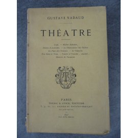 Gustave Nadaud, Théâtre, (littérature, Société du Caveau)