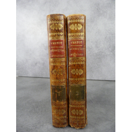 Vertot Révolutions romaines 2 volumes reliés Paris Delalain 