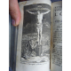 Semaine sainte bilingue Français latin de 1693 à saisir en l'état reliure en veau début XIXe .
