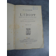 Dostoïevsky Dostoïevski L'Idiot Traduit par Debely Paris Plon 1930 2 volumes Russie