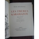 Dostoïevski Les frères Karamazov Terechokovitch Imprimerie Nationale Sauret numéroté lithographie Beau livre état de neuf