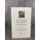 Saint Augustin Les confessions Bibliothèque de la pléiade NRF Etat de neuf dialogues philosophiques Oeuvres I