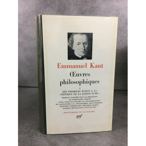 Kant Oeuvres T1 Bibliothèque de la pléiade NRF 1er tirage du 6 octobre 1980 collector.