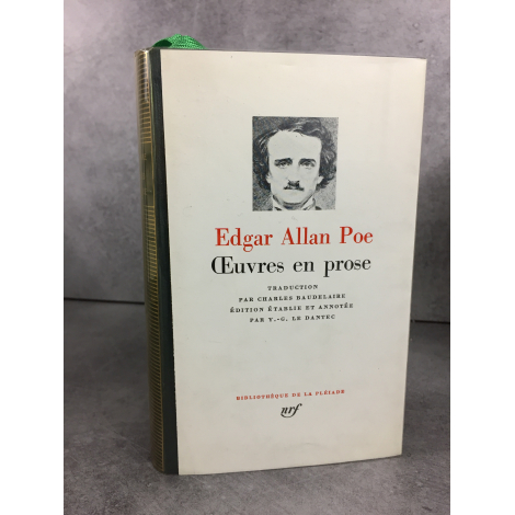 Edgar Allan Poe Œuvres en prose Bibliothèque de la pléiade NRF bon état proche du neuf
