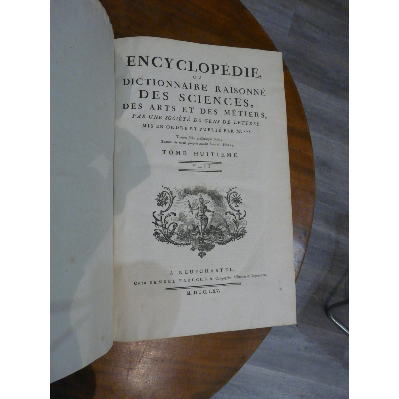 Diderot D Alembert Encyclopédie Ou Dictionnaire Raisonné Des Sciences