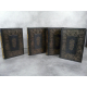 Montaigne Les essais Jean de Bonnot Bel exemplaire reliure cuir.Complet en 4 volumes