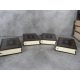 Montaigne Les essais Jean de Bonnot Bel exemplaire reliure cuir.Complet en 4 volumes