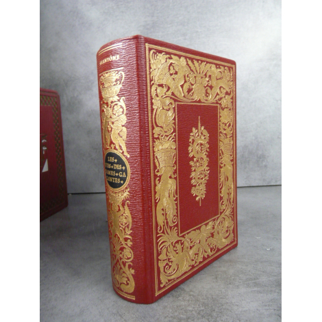 Brantôme Les vies des dames galantes Jean de Bonnot reliure cuir. Collector 1972