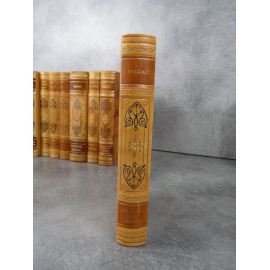 Balzac Histoire des treize Collection Garnier Prestige reliure cuir tête dorée