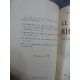 Fouques Duparc Le troisieme richelieu Edition originale 1940 sur Alfa reliure chagrin rouge .1815 seconde restauration