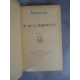 Madame de la Ferronnays Mémoires de , Reliure maroquin, bel exemplaire. Vie au XIXe noblesse Napoléon