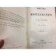 Lamartine Alphonse de Histoire de la resatauration. 1851-52 8/8 volumes