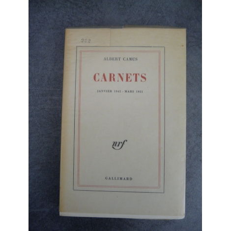 Lire les Carnets d'Albert Camus - Les Carnets d'Albert Camus