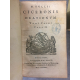 Cicéron Orationes Paul Manuce Edition de Blaeu à la sphère 1689 précieuse édition critique.