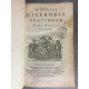 Cicéron Orationes Paul Manuce Edition de Blaeu à la sphère 1689 précieuse édition critique.