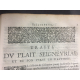 Salvaing De l'usage des fiefs suivi du plait seigneurial et usage en dauphiné Grenoble 1668