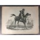 Carle Vernet Grande Lithographie Originale Cheval Horse Mameluch en vedette Delpech