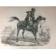 Carle Vernet Grande Lithographie Originale Cheval Horse Mameluch en vedette Delpech