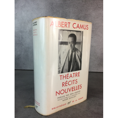 Albert Camus Bibliothèque de la pléiade NRF Théâtre Récits nouvelles superbe état épuisé.