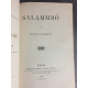 Flaubert Gustave Salammbô Edition originale 1863 Ex libris Dousse. Bel exemplaire.