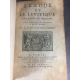 Bible Exode Lévitique traduit en Français Paris Roulland 1683 Edition originale traduction de Lemaistre de Sacy .
