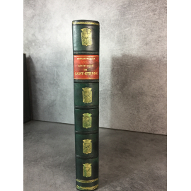 Bossakiewicz Histoire Générale de Saint Etienne 1905 Forez Charbon Mines Loire Papier Luxe N°171 Régionalisme