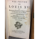 Superbes reliures en veau blond Mouffle D'Angerville Vie privée de Louis XV orné de Portrait Ex librsi Vassal