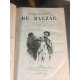 Balzac Oeuvres, deuxieme édition illustré de 1867 chez Michel Levy, Bertall, Daumier, Stall, Monnier, Meissonnier Caricature
