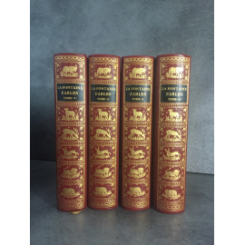Jean de Bonnot La Fontaine Fables 4 volumes superbes 1969 collector