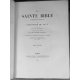 Précieux tirage en grand papier. La Sainte Bible. Traduite en français par Lemaistre de Sacy.
