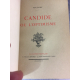 Voltaire Candide Maroquin signé de Aussourd. Beau livre de bibliophilie Piazza sur papier japon. 1924