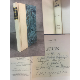 Colette Julie de Carneilhan Edition originale sur papier alfa Fayard 1941 bien relié couvertures et dos conservés