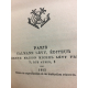 Balzac Honoré de Histoire des treize Calmann Levy 1892 reliure de l'époque en cuir .