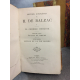 Balzac Honoré Scènes de la vie privée Michel Levy 1869 Grand in 8 Edition définitive reliure cuir