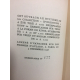 RIMBAUD (Arthur) Oeuvres de Rimbaud 1854-1891. Reliure plein cuir numéroté sur beau papier