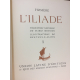 Homère L'Iliade. L'Odysée. Traduction nouvelle de Mario Meunier.Numéroté sur vélin superbe reliures têtes dorées.