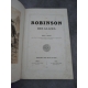 Cartonnage romantique Fouinet Robinson des glaces Ardant 1855 plaque polychrome