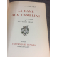 Dumas fils Paul Emile Bécat Illustrateur La dame aux Camélias préface de Jules Janin 1935 reliure parlante