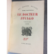 Pasternak Docteur Jivago Du monde entier NRF 1958 année de la première édition française et du Nobel Censure URSS