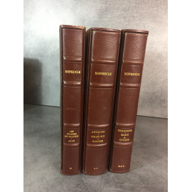 Sophocle Tragédies Taductions de Lacretelle Illlustrations de Variamos Reliure sous emboitage Beaux livres.
