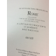 Rome Citadelles Mazenod Edition originale numéroté, reliure cuir, Grandes civilisations cadeau beau livre