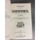 Année 1848, Annuaire de Lyon, Administratif, historique industriel et statistique reliure d'époque