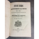 Année 1851-1852 Annuaire de Lyon, Administratif, historique industriel et statistique reliure d'époque