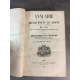 Année 1854, Annuaire de Lyon, Administratif, historique industriel et statistique reliure d'époque