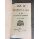 Année 1856, Annuaire de Lyon, Administratif, historique industriel et statistique reliure d'époque