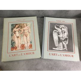 Florent Fels L'art et l'amour beaux livres sous emboitages Illustré en couleur contrecollées.