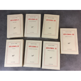 Sartre Jean Paul Situation 1 a 7 NRF marxisme , colonialisme littérature essais