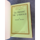 Mauriac Le désert de l'amour Edition originale sur hollande reliure maroquin, bon exemplaire.